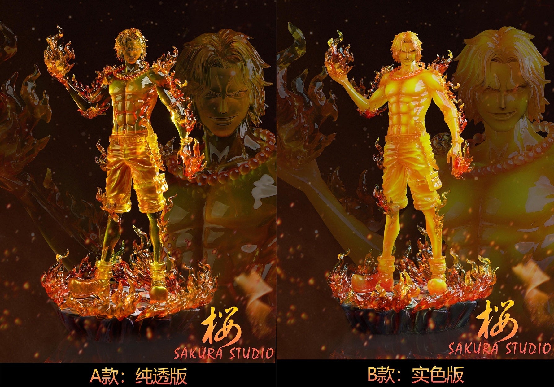 Demon Studio One Piece Eneru Goro Goro no mi Fruit Devil Fruits Resin  Figure GK