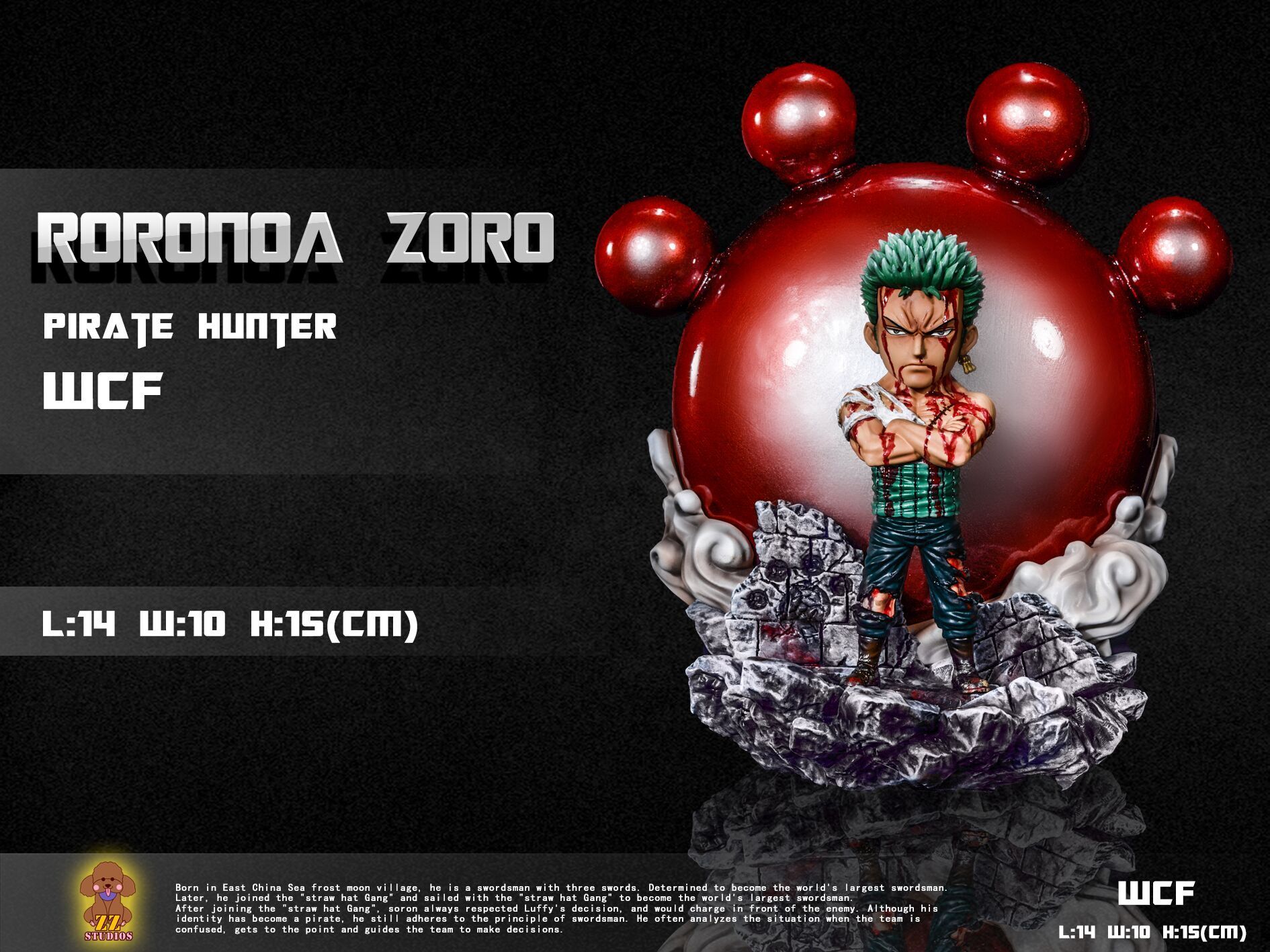 [PRE-ORDER] One Piece GK Figures - Roronoa Zoro - Bloody Series #1 GK1509