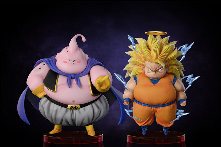 Dragon Ball - Figura de ação Majin Buu Vs Super Saiyan, Dragon