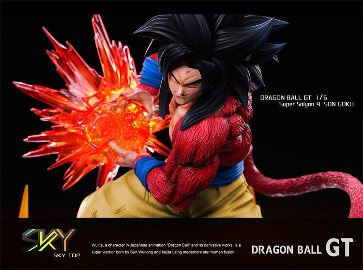 Figure dragon ball gt - goku super sayajin 4 - super master star