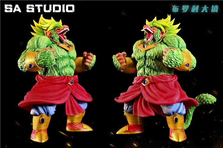 Hewufo Great Ape Broly Figure Anime QLZ Broly 1/1 Scale PVC Statue Figures  Collection Model Toys