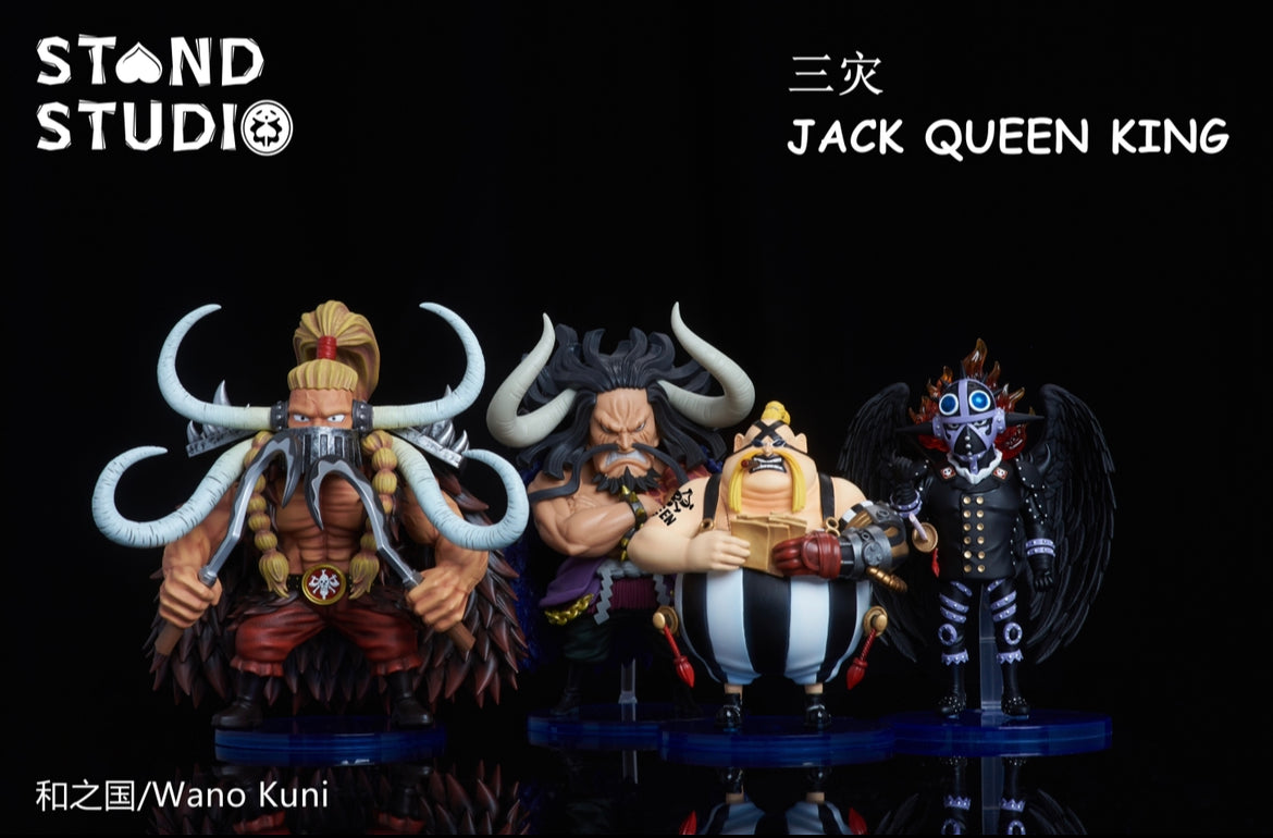 Beast Pirate Kaido, King, Queen, Jack One Piece | Sticker